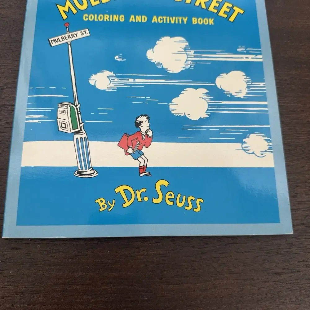 VTG‎ Dr Seuss Coloring Book And to Think That I Saw It on Mulberry Street